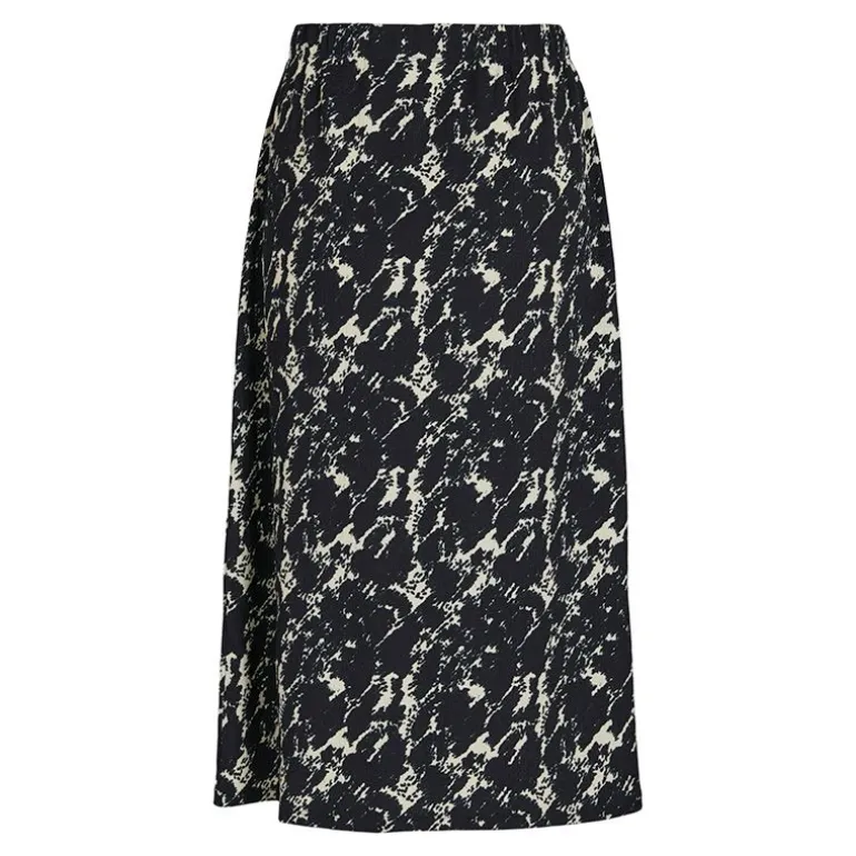 Jupe longue bleue imprimée Femme VILA