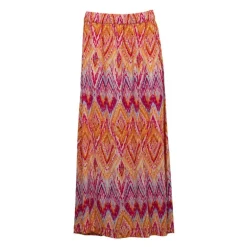 Jupe longue légère orange tyana Femme DEELUXE 74