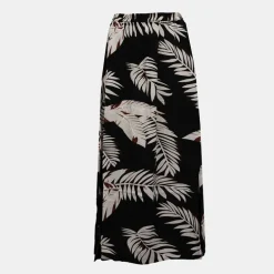 Jupe longue taille haute imprimé feuilles Femme VERO MODA