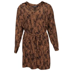 Jupe yelena imprimée fleur noir et rouge Femme DEELUXE 74