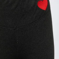 Legging fourré myrta avec coeur brodé rouge Femme CHANTAL THOMASS