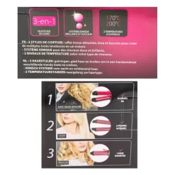 Lisseur-boucleur Elite 3 en 1 Mixte CALOR