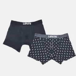 Lot 2 boxers coton à motifs fleurs avec logo Homme LEVI'S