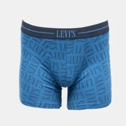 Lot 2 boxers coton avec logo liseré sur l'élastique Homme LEVI'S