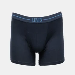 Lot 2 boxers coton avec logo liseré sur l'élastique Homme LEVI'S