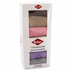 Lot 7 paire de chaussettes Corane Femme LEE COOPER