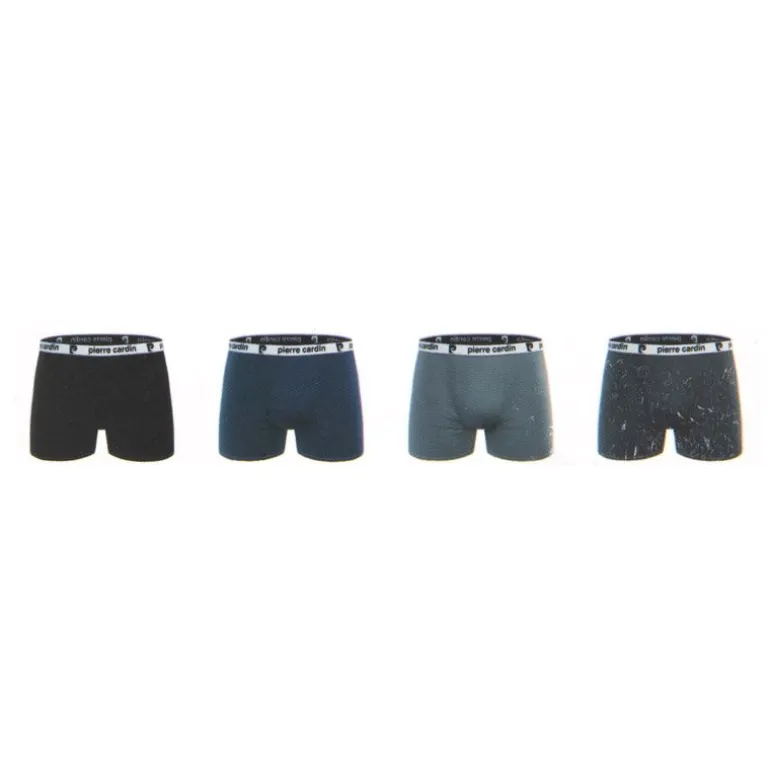 Lot de 4 boxers coton confort qualité supérieure Homme PIERRE CARDIN