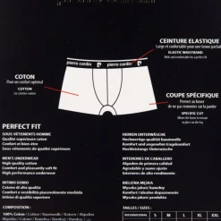 Lot de 4 boxers coton confort qualité supérieure Homme PIERRE CARDIN