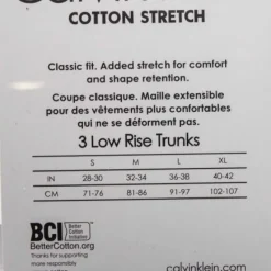Lot de 3 boxers coton doux bicolores Homme CALVIN KLEIN