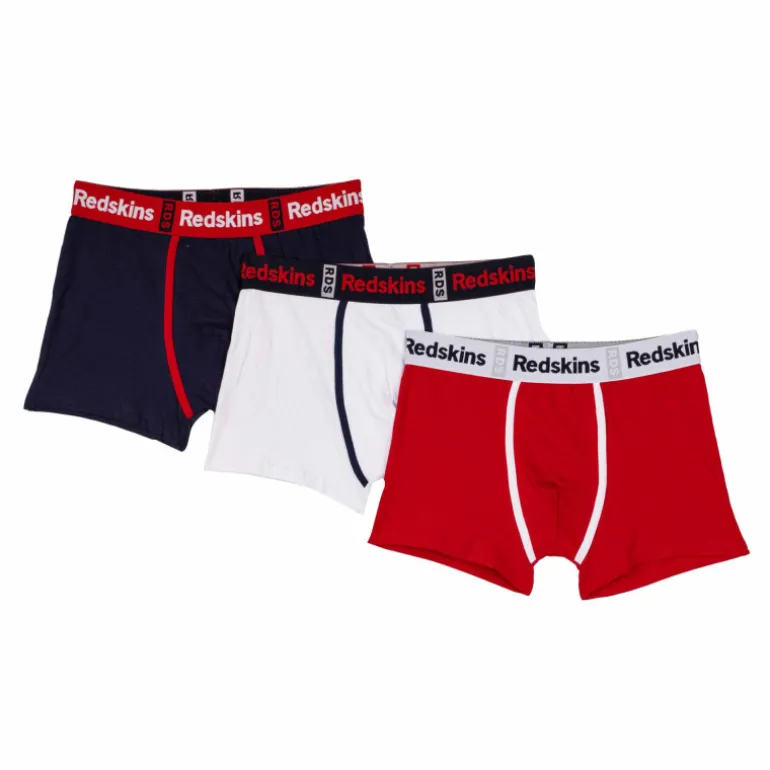 Lot de 3 boxers en coton Homme REDSKINS