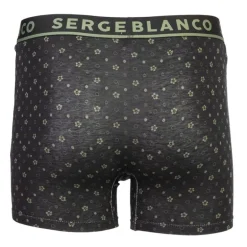 Lot de 2 boxers nuances de kaki coton Homme SERGE BLANCO