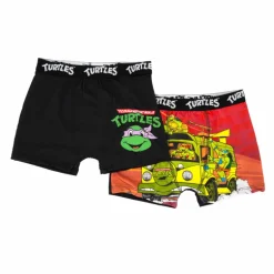 Lot de 2 boxers Tortues Ninja stretch Enfant NICKELODEON