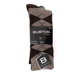 Lot de 7 chaussettes fantaisies kamalo Homme BURTON OF LONDON