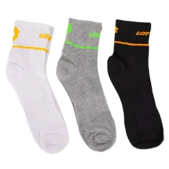 Lot de 3 chaussettes logo cheville Homme LOTTO