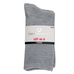 Lot de 6 chaussettes nilda Femme LULU CASTAGNETTE