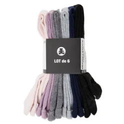 Lot de 6 chaussettes nilda Femme LULU CASTAGNETTE