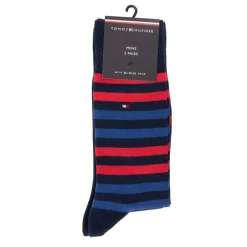Lot de 2 chaussettes rayées Homme TOMMY HILFIGER