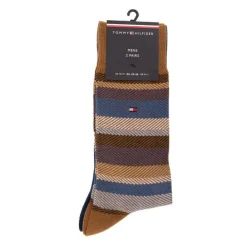 Lot de 2 chaussettes rayées Homme TOMMY HILFIGER