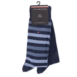Lot de 2 chaussettes rayées Homme TOMMY HILFIGER