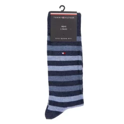 Lot de 2 chaussettes rayées Homme TOMMY HILFIGER