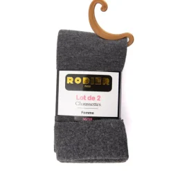 Lot de 2 chaussettes unies Femme RODIER