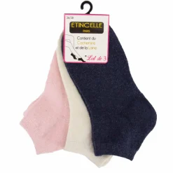Lot de 3 paires de chaussettes Claudinette Femme ETINCELLE