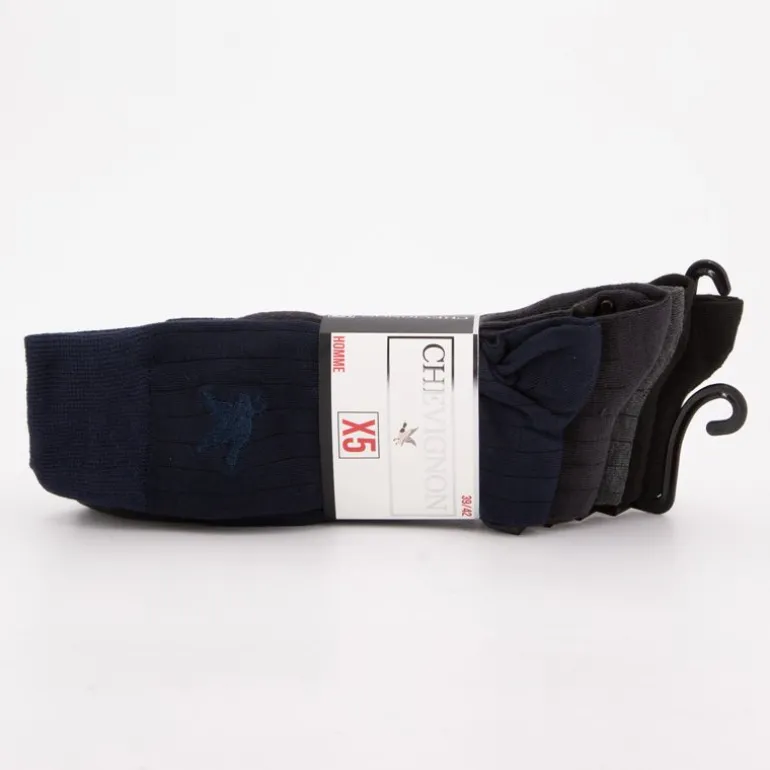 Lot de 5 paires de chaussettes chemsy multicolore CHEVIGNON