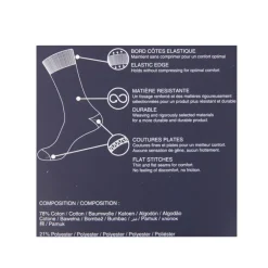 Lot de 3 paires de chaussettes Homme SERGE BLANCO