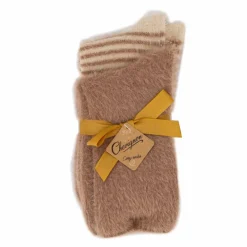 Lot de 2 paires de chaussettes fluffy Cheriane Femme CHEVIGNON
