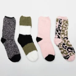 Lot de 4 paires de chaussettes chausson zarina Femme LULU CASTAGNETTE