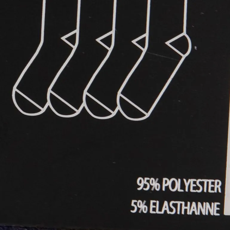Lot de 4 paires de chaussettes de sport jacquelin Homme KAPORAL