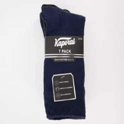 Lot de 7 paires de chaussettes tissees jeriel Homme KAPORAL