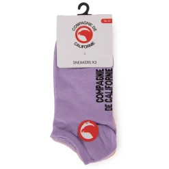Lot de 3 paires de chaussettes mi haute pastel Femme COMPAGNIE DE CALIFORNIE