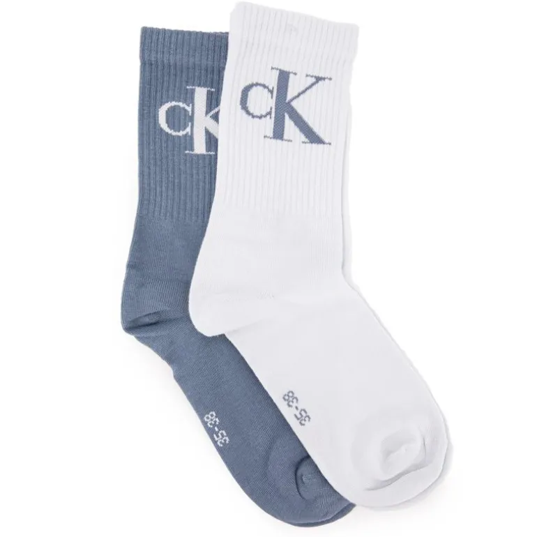 Lot de 2 paires de chaussettes montantes Femme CALVIN KLEIN