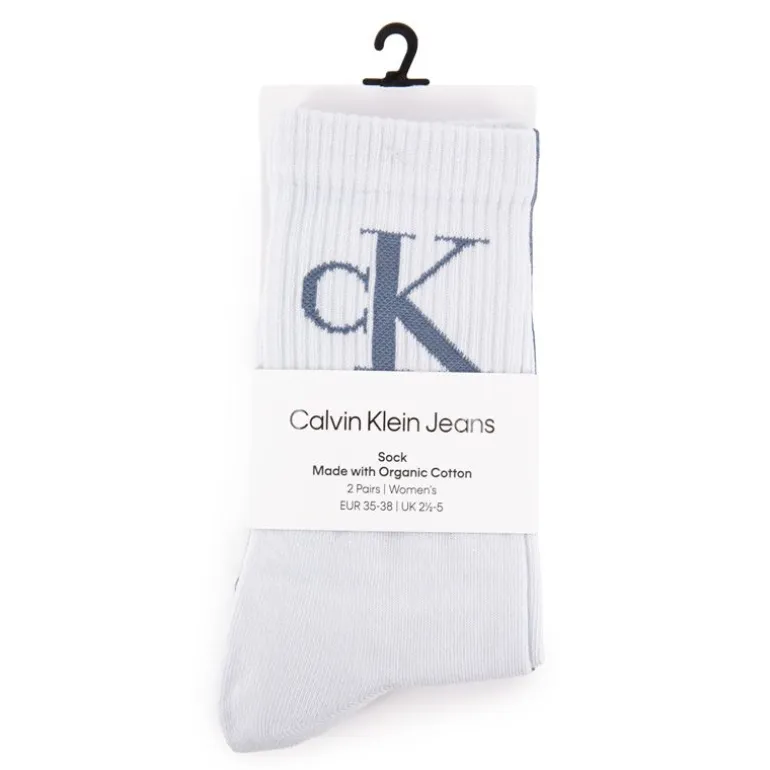 Lot de 2 paires de chaussettes montantes Femme CALVIN KLEIN