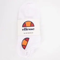 Lot de 3 paires de socquettes unies coton Femme ELLESSE