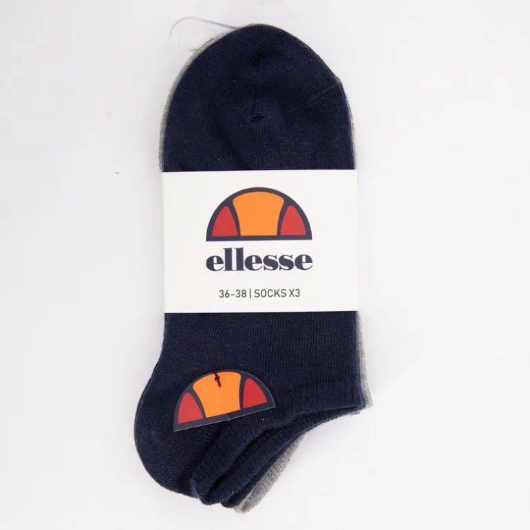 Lot de 3 socquettes de couleurs unies Femme ELLESSE