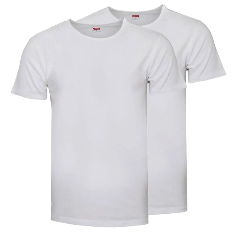 Lot de 2 tee shirts unis basiques col rond manches courtes Homme LEVI'S