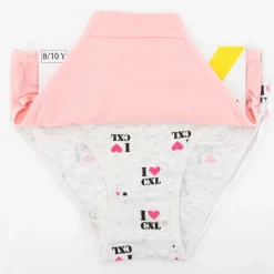 Lot de culottes cotons x 3 motif coeurs tons de roses Fille CXL BY CHRISTIAN LACROIX