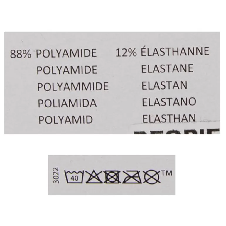 Lot x2 collants voile noir Femme AMERICAN COLLEGE