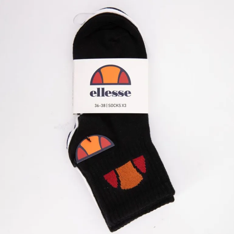 Lots de 3 couleurs de chaussettes avec logo tissé Femme ELLESSE