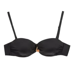 Maillot de bain 2 pièces dépareillé haut noir bandeau avec coque Femme HAUTE PRESSION