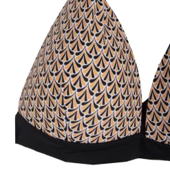 Maillot de bain 2 pièces noir et beige Femme HAUTE PRESSION