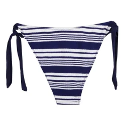 Maillot de bain 2 pièces rayures bleu et blanc Femme HAUTE PRESSION