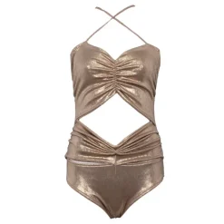 Maillot de bain drapé ibiza à nouer Femme HOLLY AND JOEY