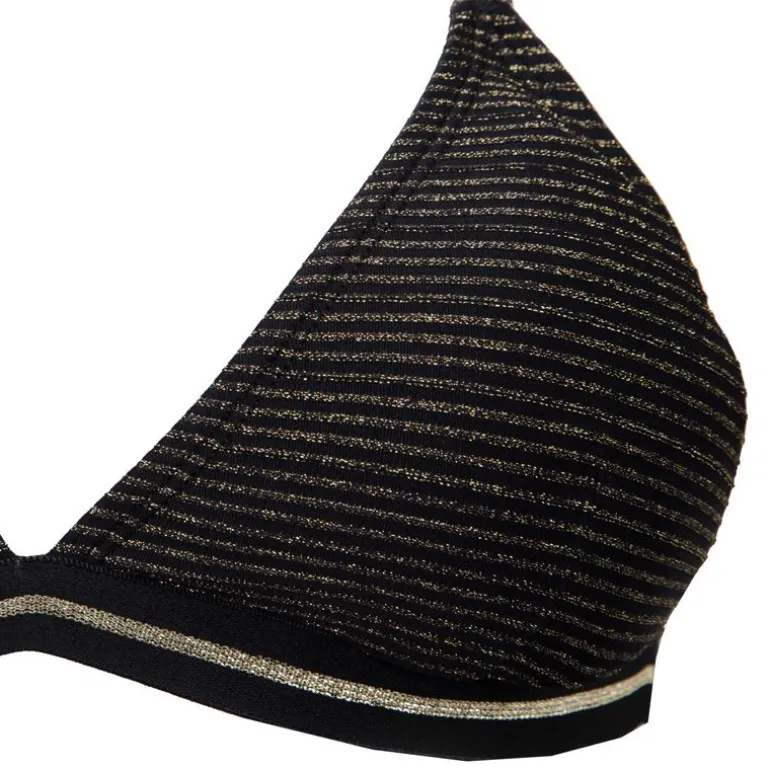 Maillot de bain nausica noir avec fil doré Femme DEELUXE 74