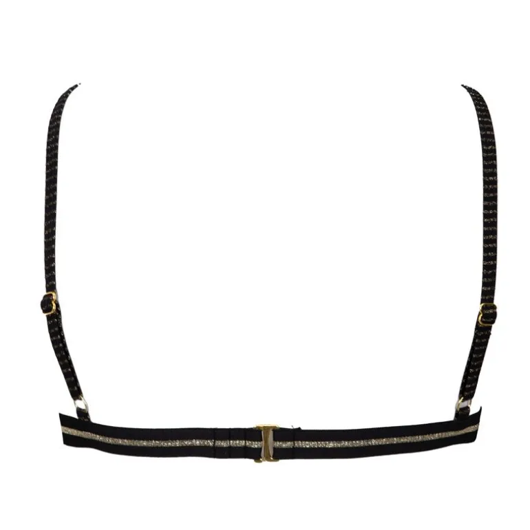 Maillot de bain nausica noir avec fil doré Femme DEELUXE 74