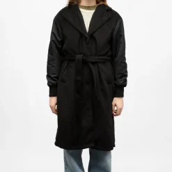 Manteau a capuche black h25destin Femme GOLD AND SILVER