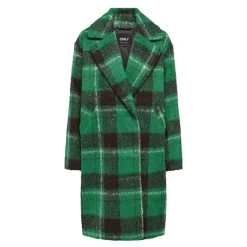 Manteau a carreaux green jacket onladeline life check 15321906 Femme ONLY