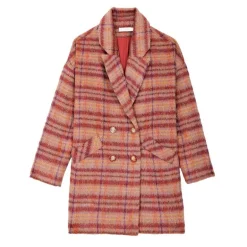 Manteau erman rose Femme LA PETITE ETOILE